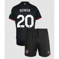 West Ham United Jarrod Bowen #20 Replika babykläder Bortaställ Barn 2024-25 Kortärmad (+ korta byxor)